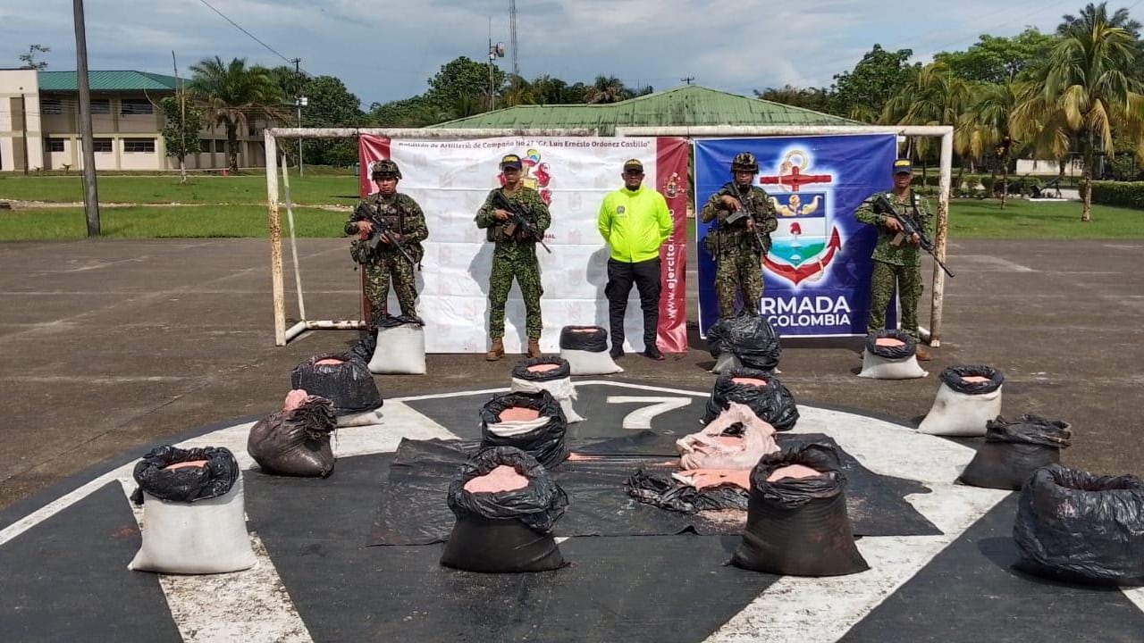 Las autoridades hallaron más de una tonelada de explosivos en zona rural del municipio de Villagarzón, Putumayo.