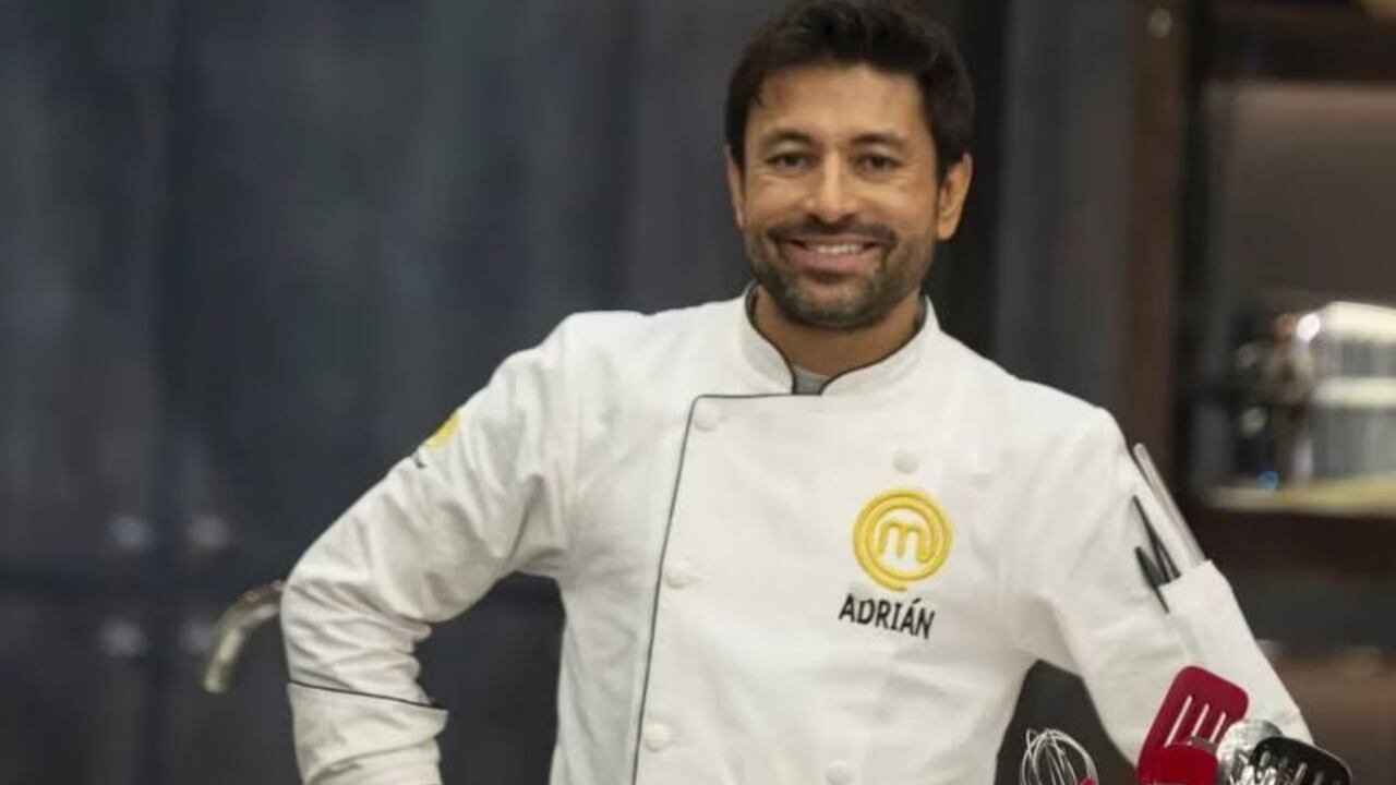 Adrián Parada fue uno de los finalistas de Masterchef Celebrity