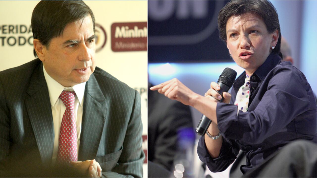 Juan Fernando Cristo y Claudia López.