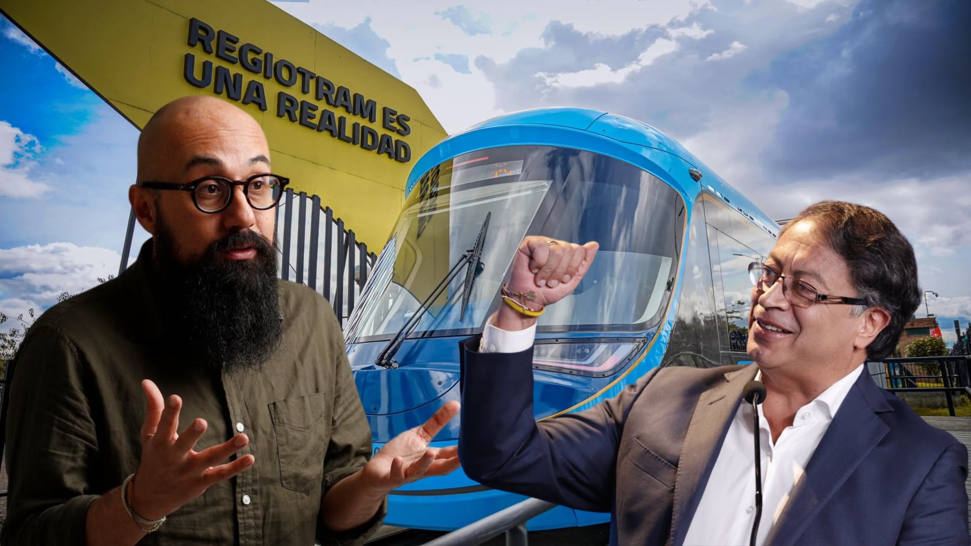 El director de la UNGRD, Carlos Carrillo, crítico fuertemente el proyecto del Regiotram de Occidente.