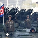 “Corea del Norte apoya desde hace mucho a grupos milicianos palestinos, y en el pasado se han documentado armas norcoreanas entre suministros prohibidos”, dijo Jenzen-Jones a The Associated Press.(AP Photo/Wong Maye-E, File)