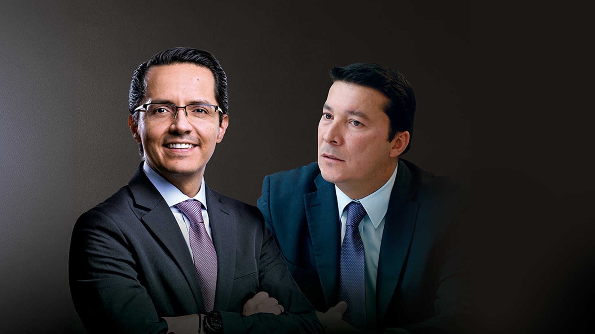 Yesid Lancheros, director de SEMANA, y Hernán Penagos, registrador nacional.