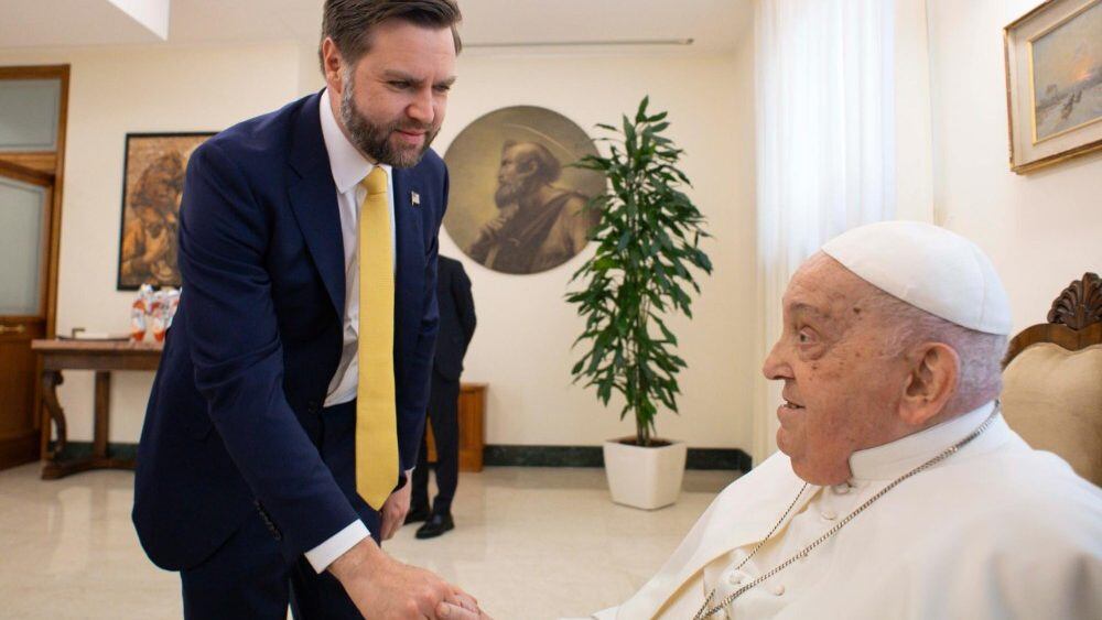 El papa Francisco recibió este domingo, 20 de abril, al vicepresidente de Estados Unidos, JD Vance.