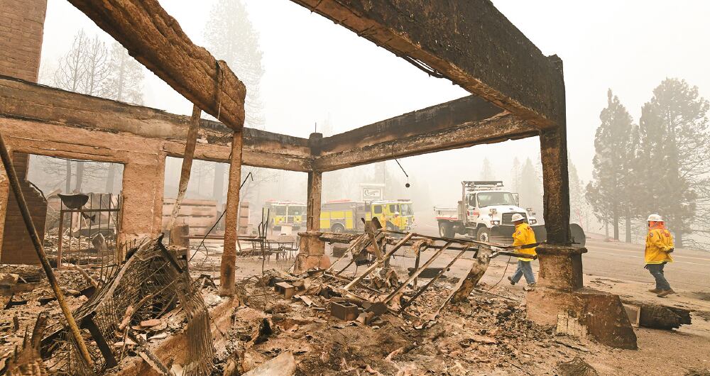 shaver lake, CALIFORNIATienda incinerada