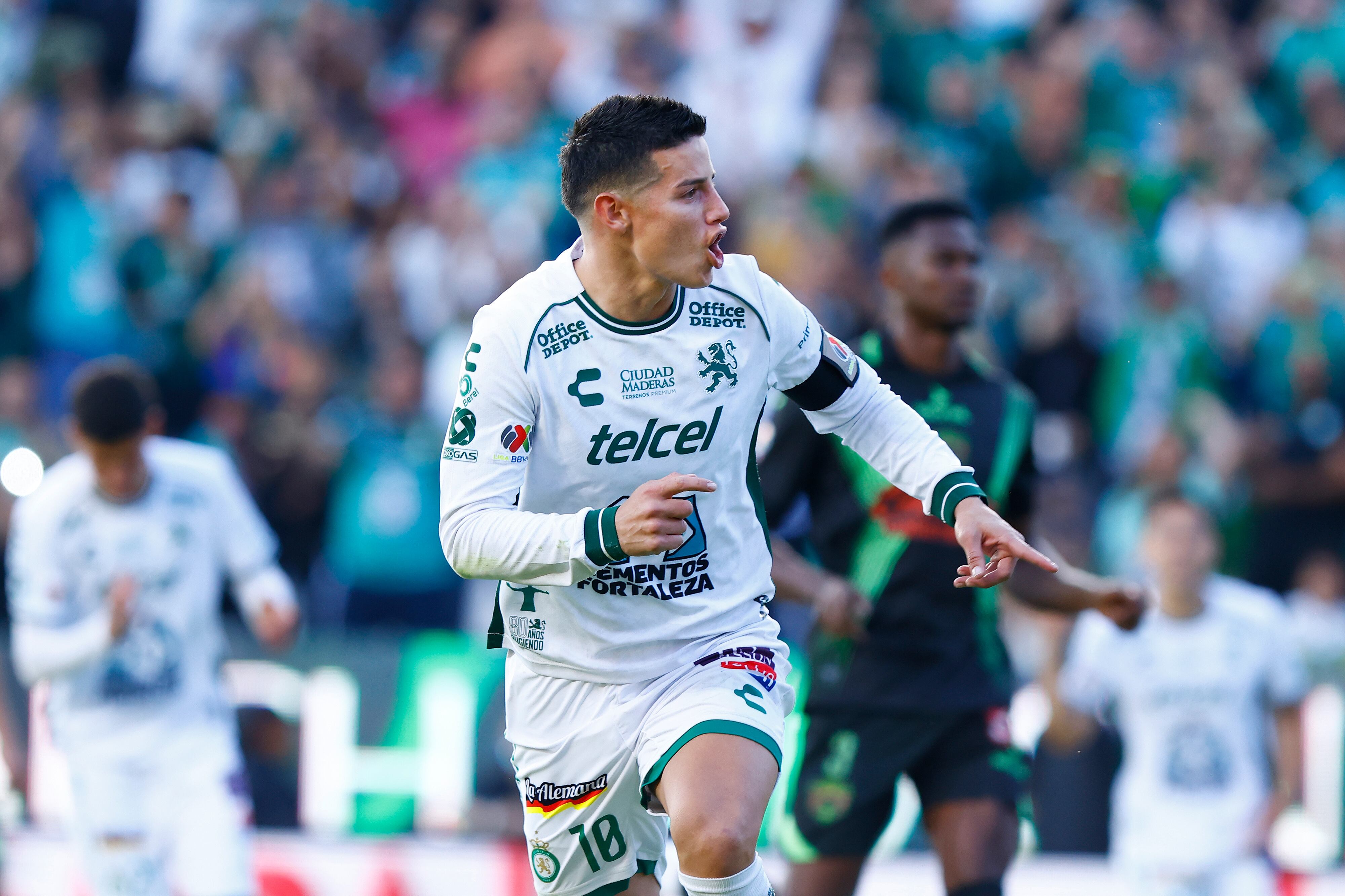 Primer grito de gol de James Rodríguez en Club León