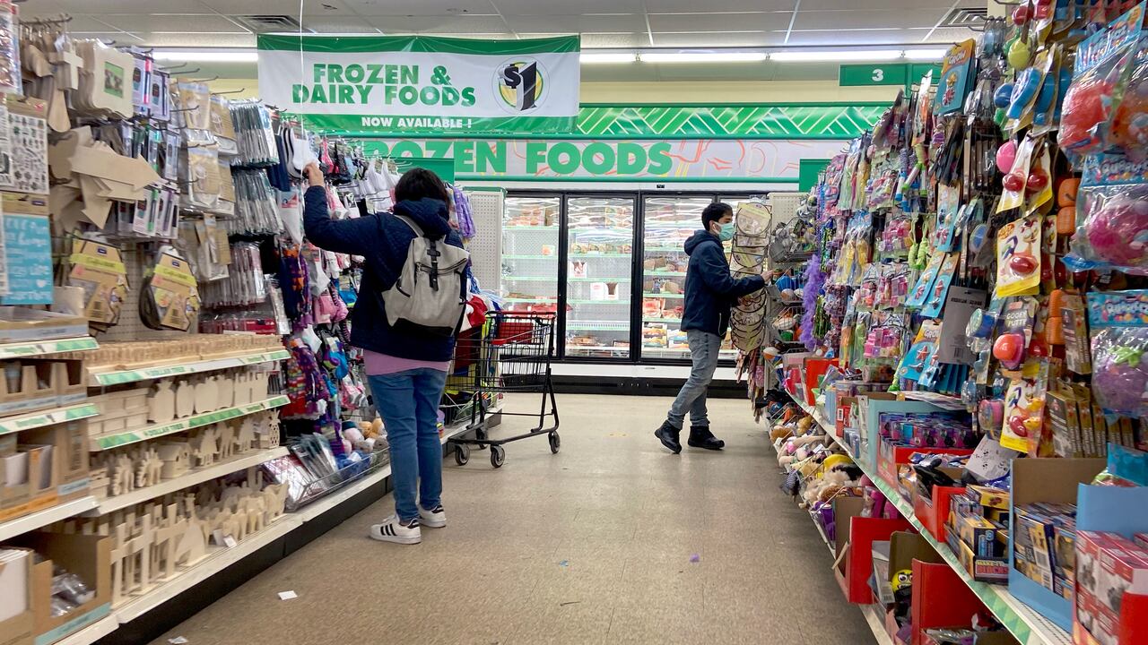 CHICAGO, ILLINOIS - MARCH 04: Customers shop at a Dollar Tree store on March 04, 2021 in Chicago, Illinois. Dollar Tree said that it will open 600 new stores this year, 400 under the Dollar Tree Name and 200 under the Family Dollar name, which the company also owns. (Photo by Scott Olson/Getty Images)