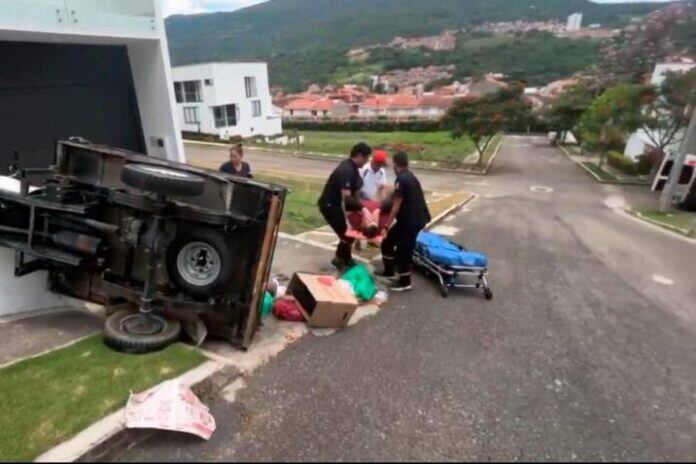 Accidente en San Gil, Santander.