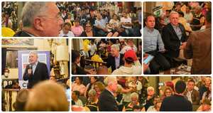 Álvaro Uribe en su nueva gira en Medellín.