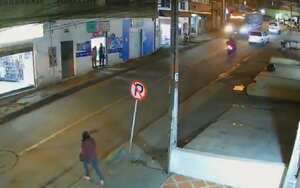 Captura de pantalla del video de cámara de seguridad