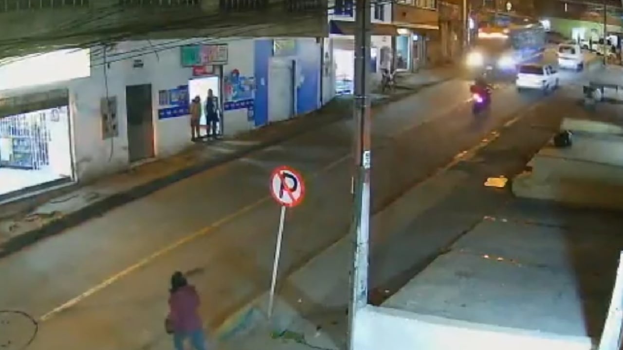 Captura de pantalla del video de cámara de seguridad