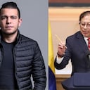 Jota Pe Hernández y Gustavo Petro.