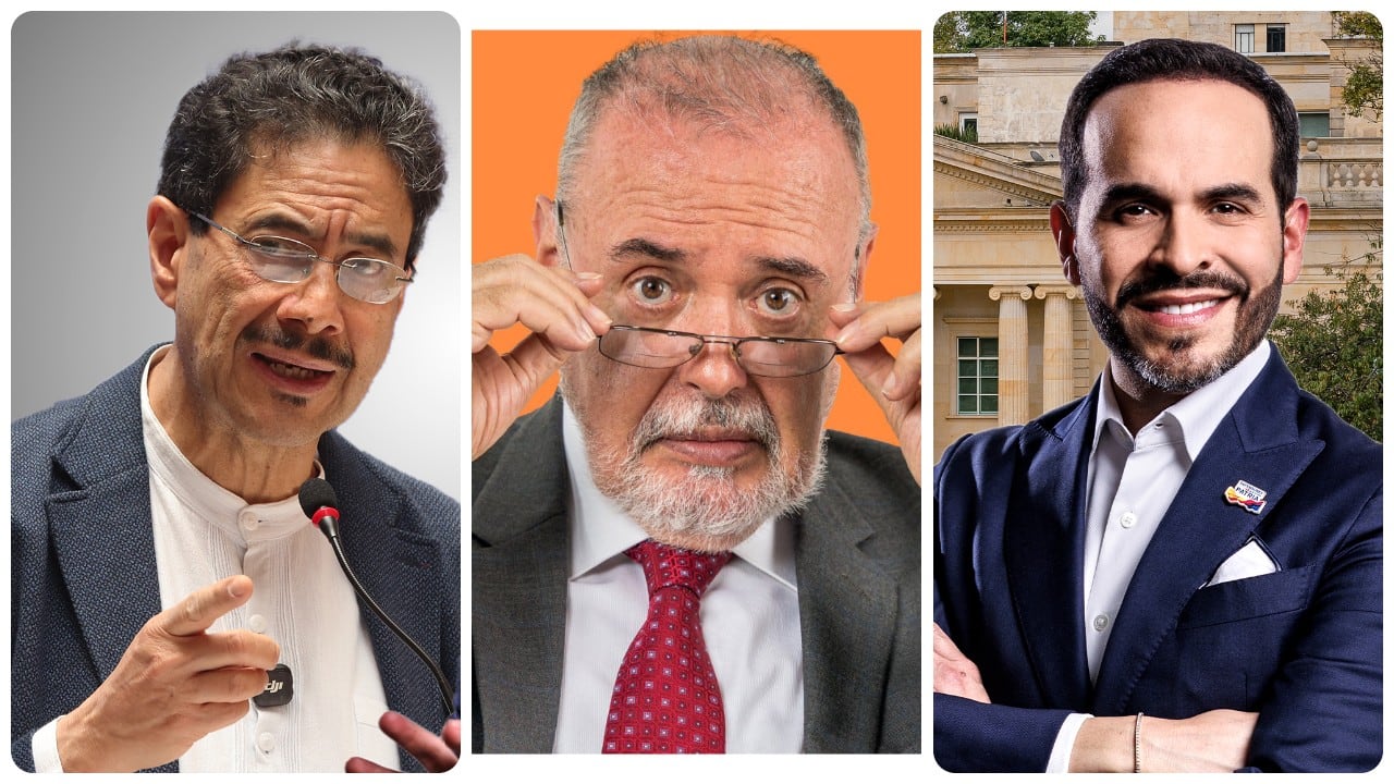 Iván Cepeda, Gilberto Tobón y Abelardo de la Espriella.