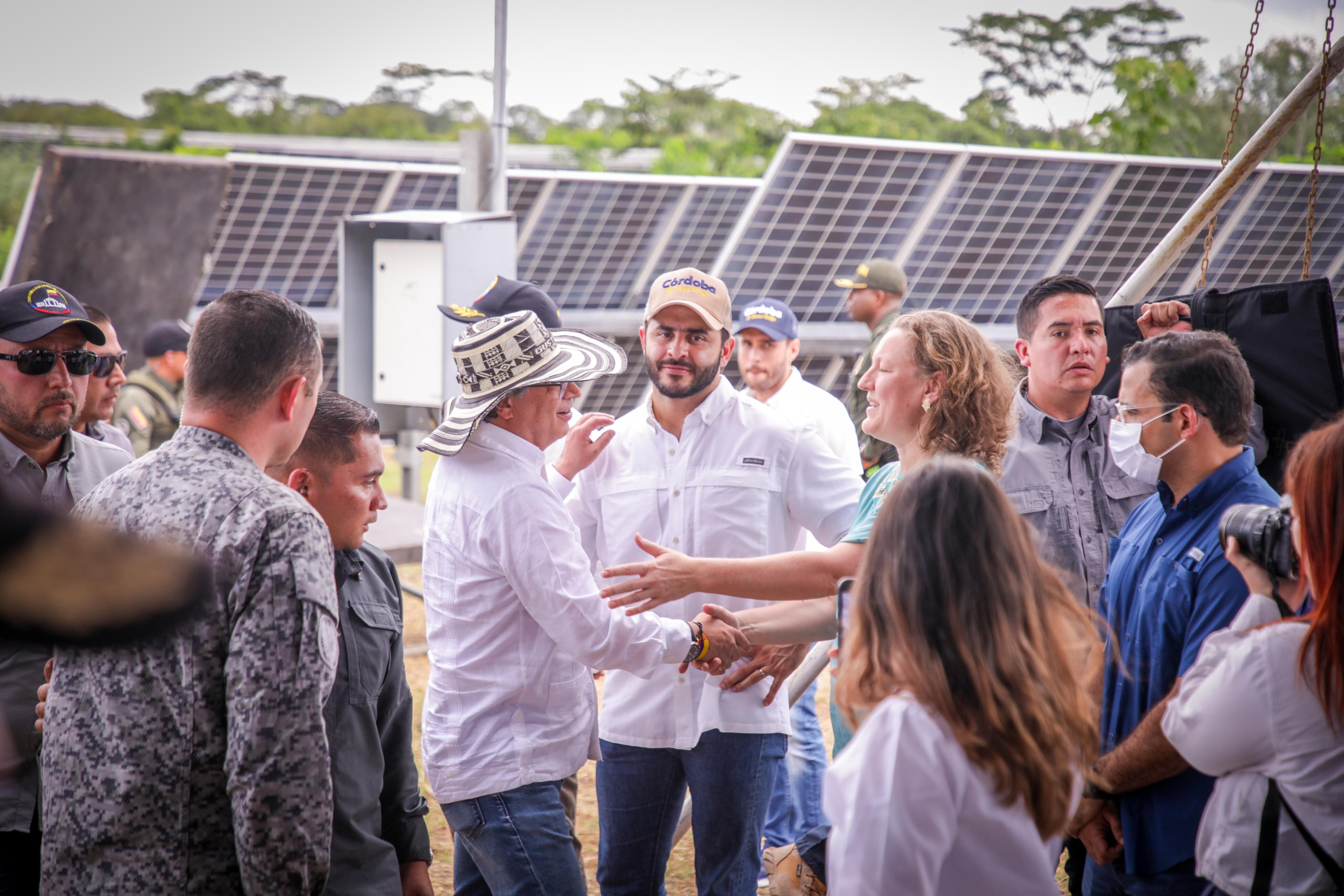 Erasmo Zuleta y el presidente Gustavo Petro.