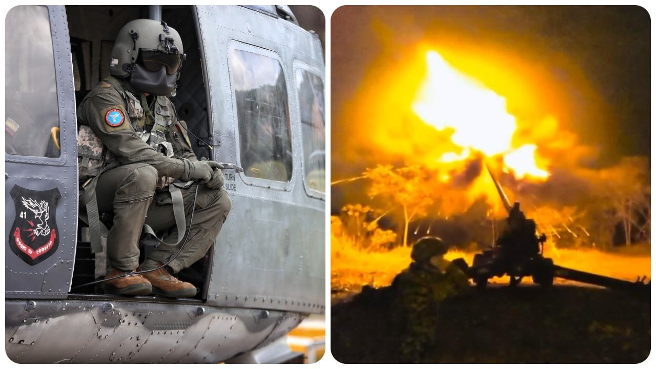 Las Fuerzas Militares y la Fuerza Aérea adelantaron un bombardeo en el Catatumbo contra disidencias de las Farc.