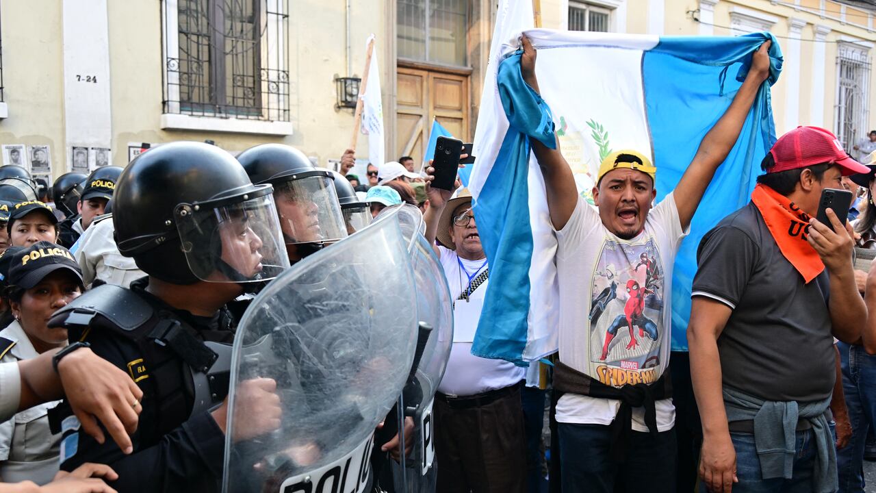 Disturbios en Guatemala