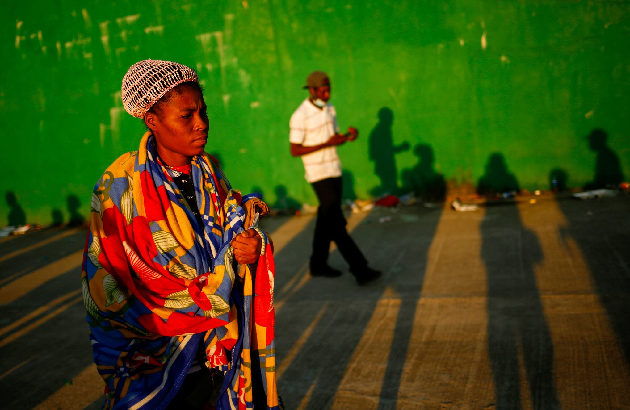Miles de haitianos se reúnen en un campamento en el sur de México para pedir ayuda