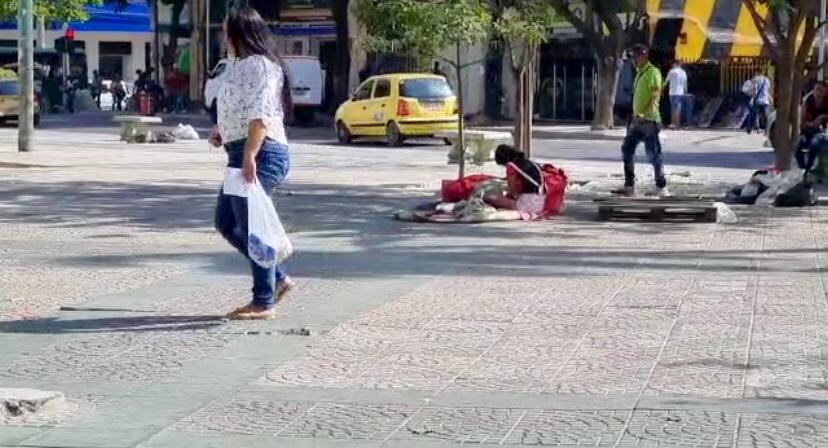 Los habitantes de calles se han instalado en la zona pese a los operativos realizados