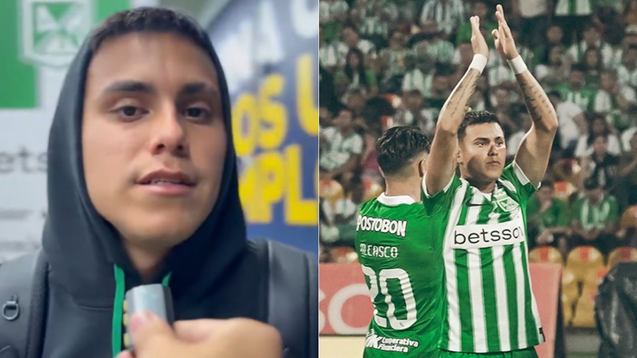 Nicolás Rodríguez, de Atlético Nacional. El volante ha vuelto a las canchas tras solucionarse un tema legal.