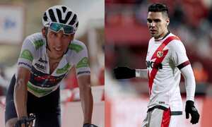 Egan Bernal y Radamel Falcao García.