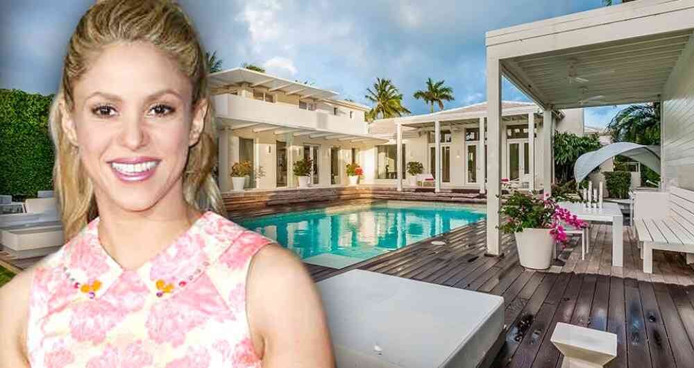 La mansión de Shakira en Miami.