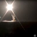 Foto tomada del video suministrado por el Ministerio de Defensa de Rusia que muestra el lanzamiento del nuevo misil en el Mar de Barents, el 4 de octubre del 2021. (Ministerio de Defensa de Rusia via AP)