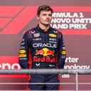 Max Verstappen tras ganar en el GP de los Estados Unidos.