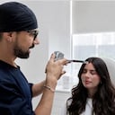 Examen para determinar la salud capilar de un paciente
