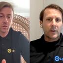 José María Gutiérrez Hernández y Gaizka Mendieta leyendas del Real Madrid y Barcelona hablaron con SEMANA del clásico en la Liga de España.