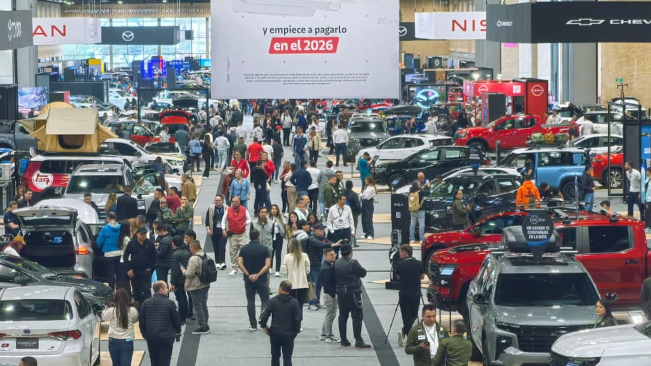 El Salón del Automóvil de Bogotá agrupa más de 60 marcas, incluidas vehículos livianos y comerciales.