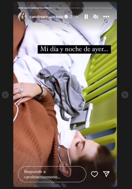 Hijo de Carolina Cruz fue hospitalizado