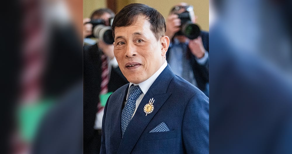 El rey de Tailandia, Maha Vajiralongkorn. 