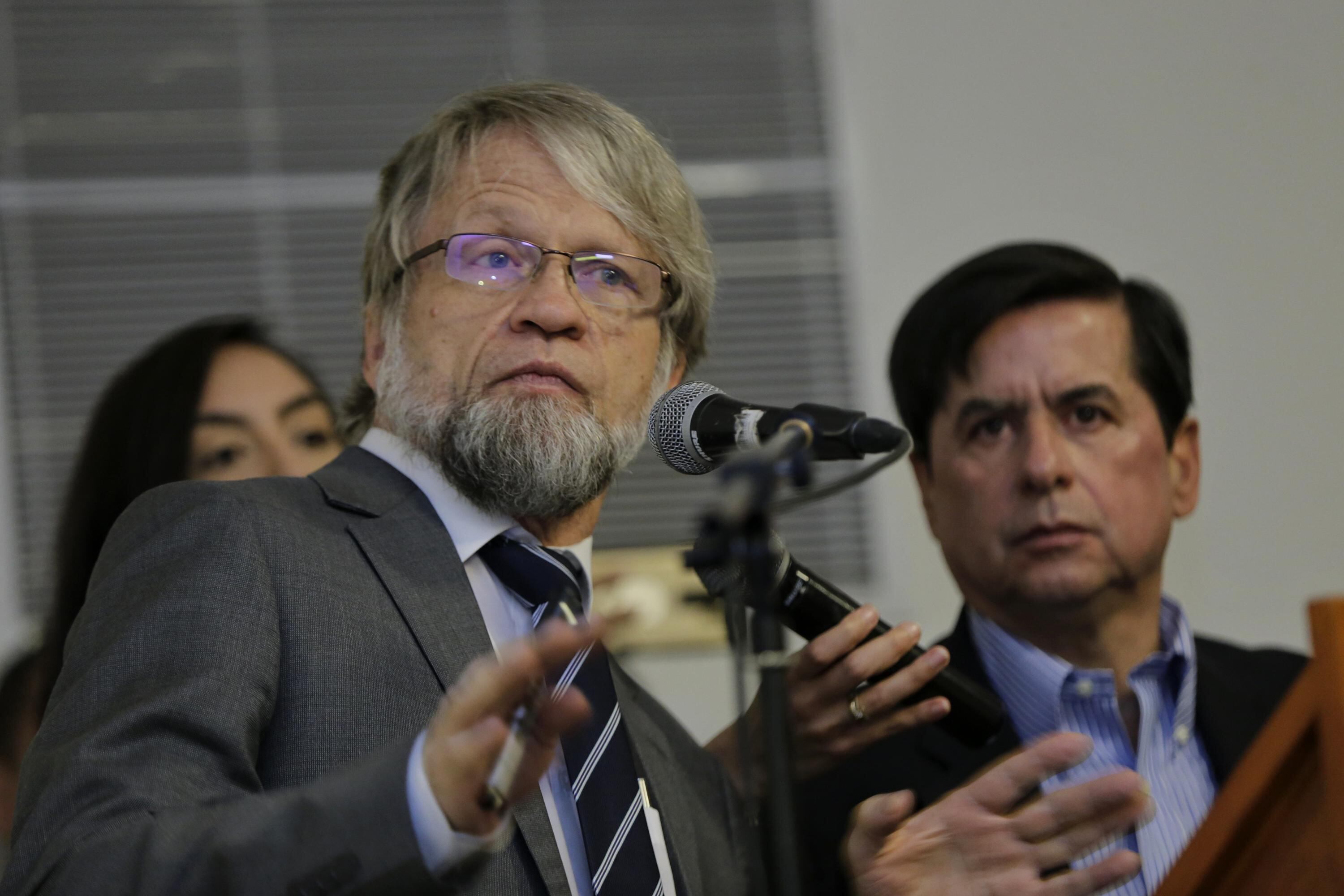 El profesor Antanas Mockus. 