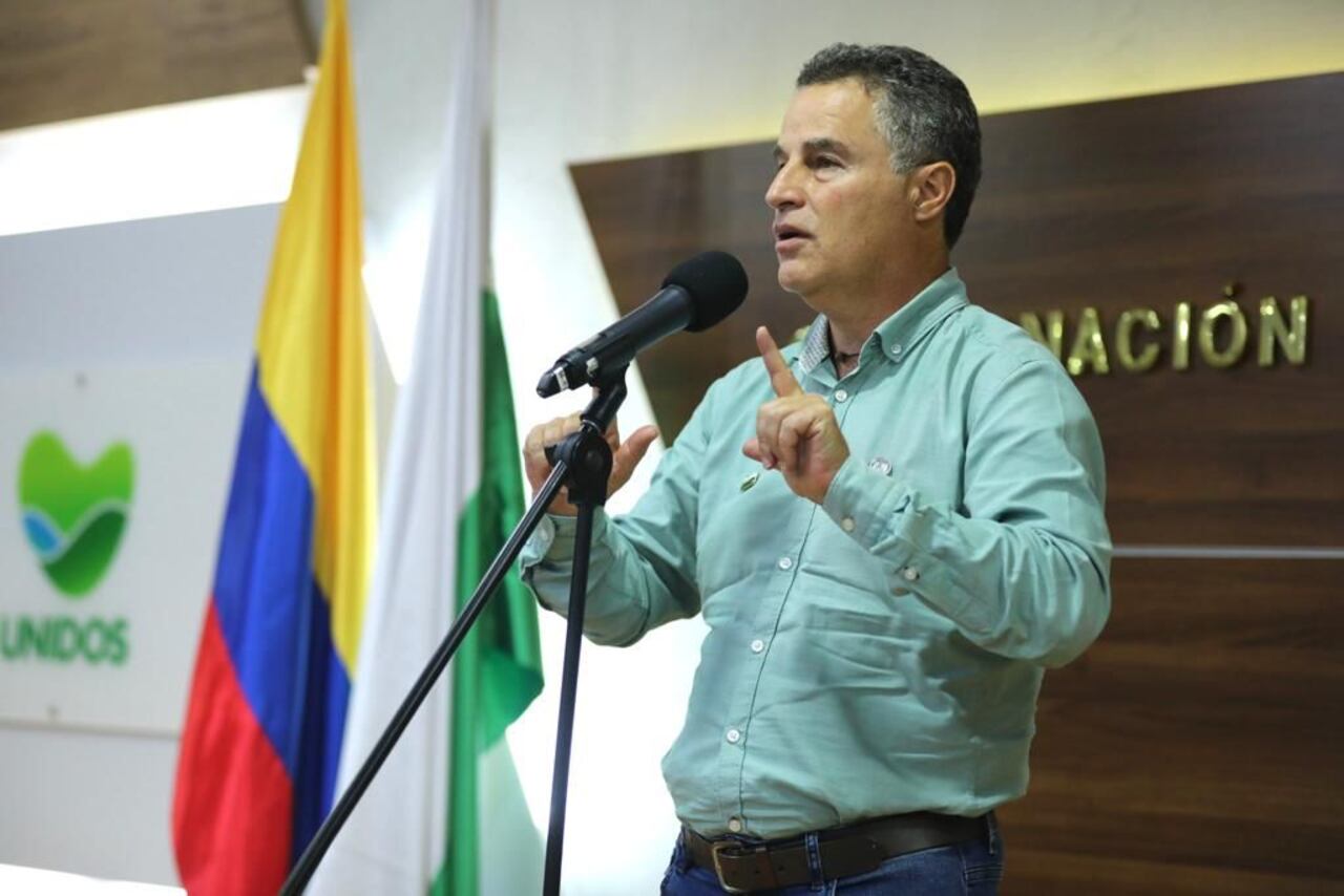 Aníbal Gaviria, gobernador de Antioquia.