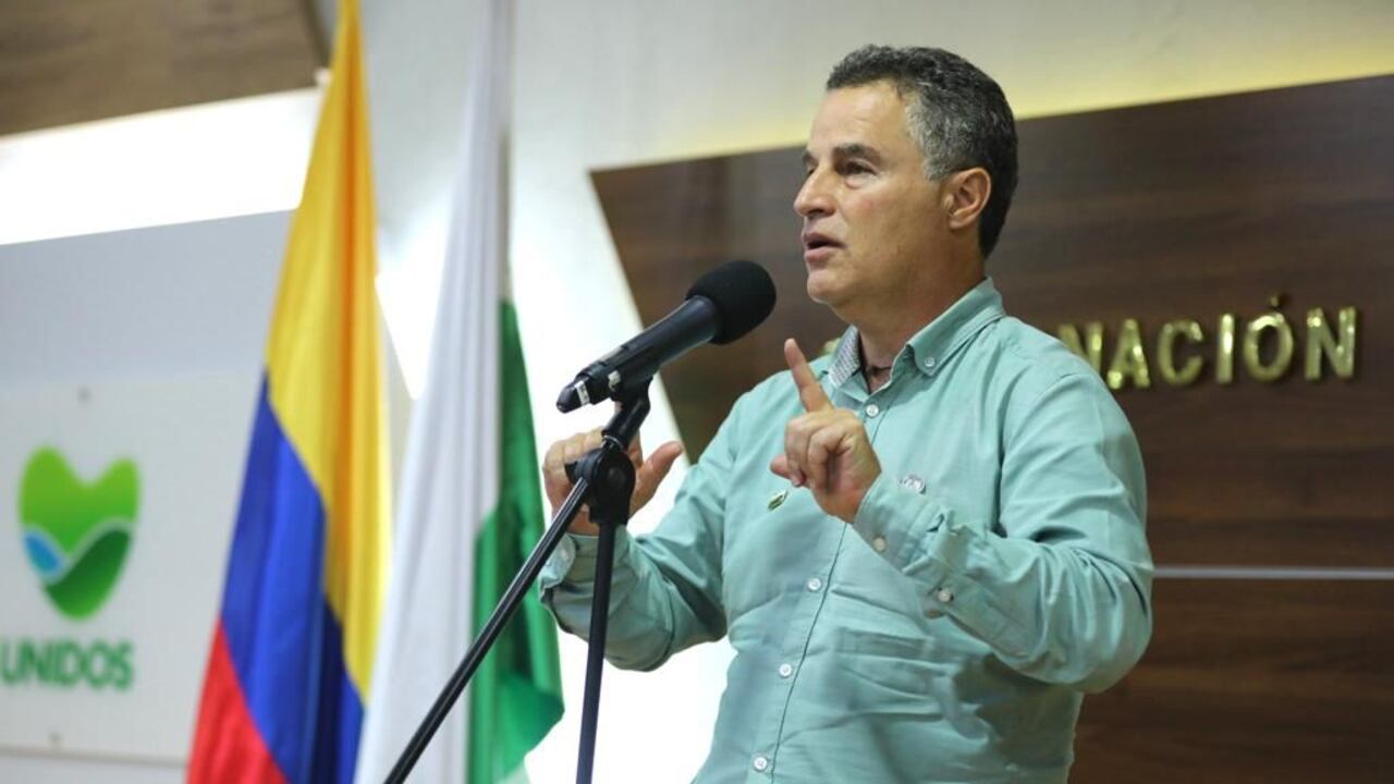 Aníbal Gaviria, gobernador de Antioquia.