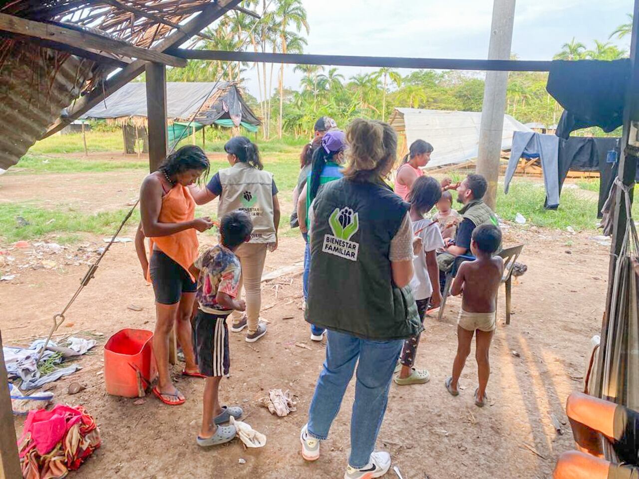 Este domingo 15 de enero, el ICBF realizó un recorrido por las comunidades de las etnias Jiw y Nukak Maku