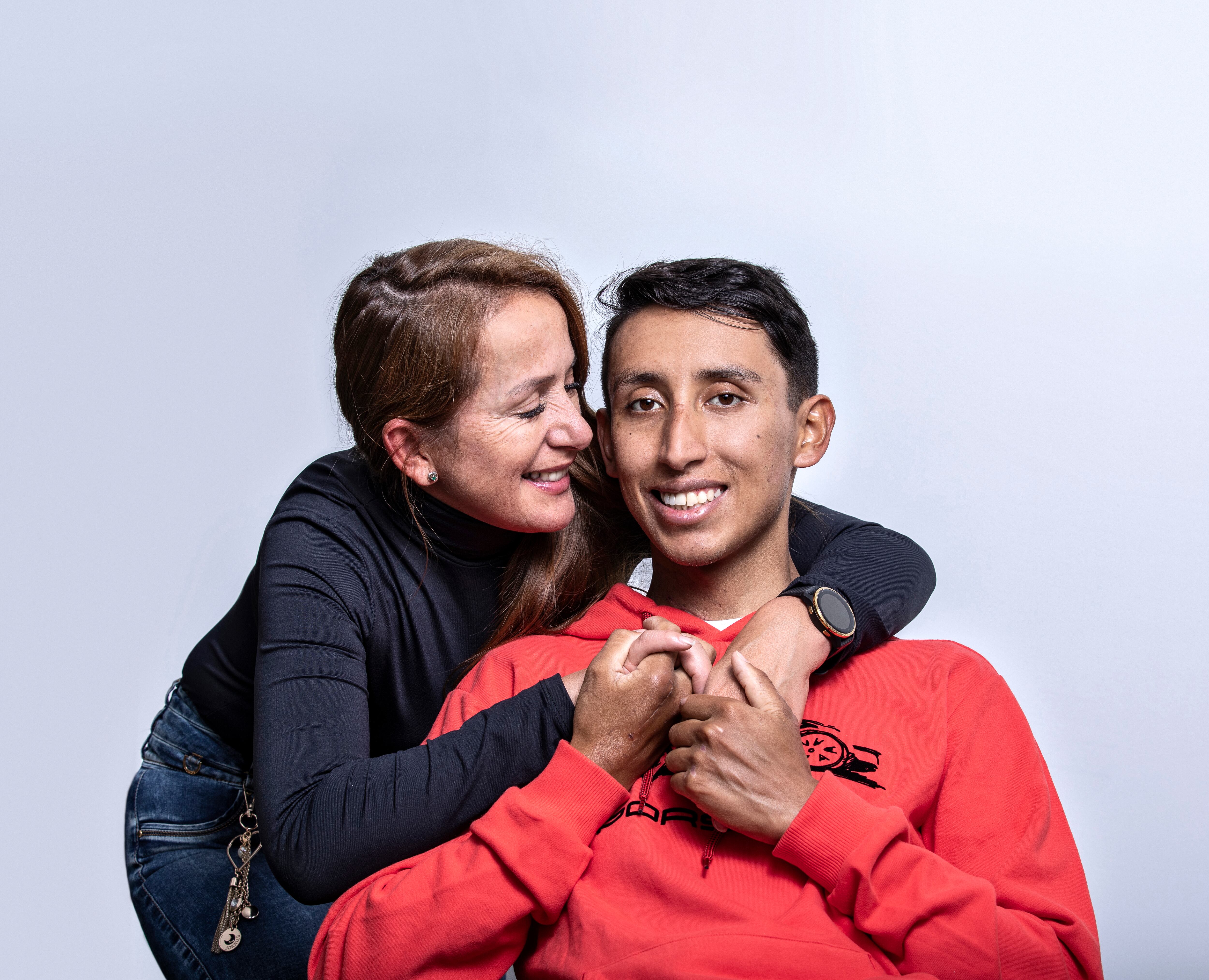 Flor Marina Gómez y Egan Bernal