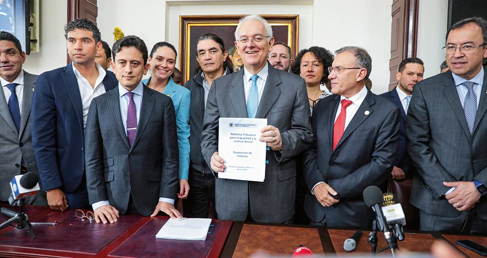    La reforma tributaria que fue presentada por el ministro José Antonio Ocampo será la prueba de fuego para la coalición de Gobierno.