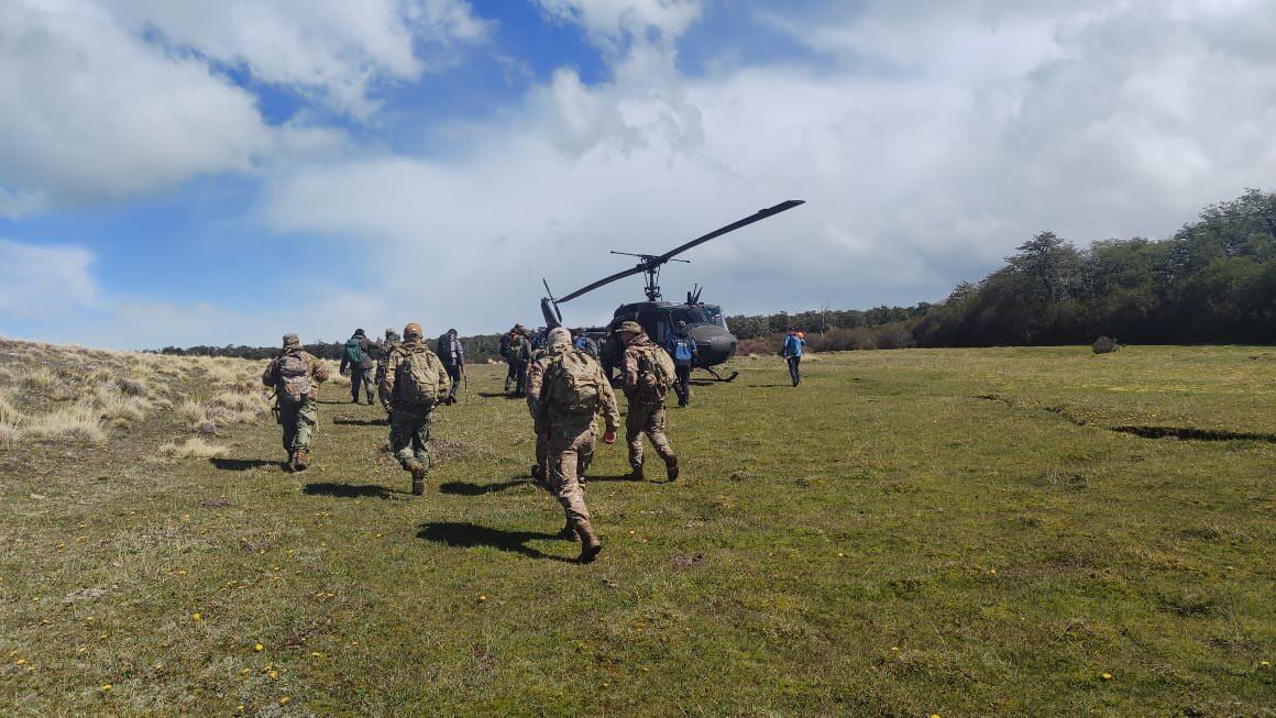 El Comando de la XIra Brigada Mecanizada participó de la operación de búsqueda y rescate de una turista norteamericana que se encontraba extraviada en la localidad de El Chaltén