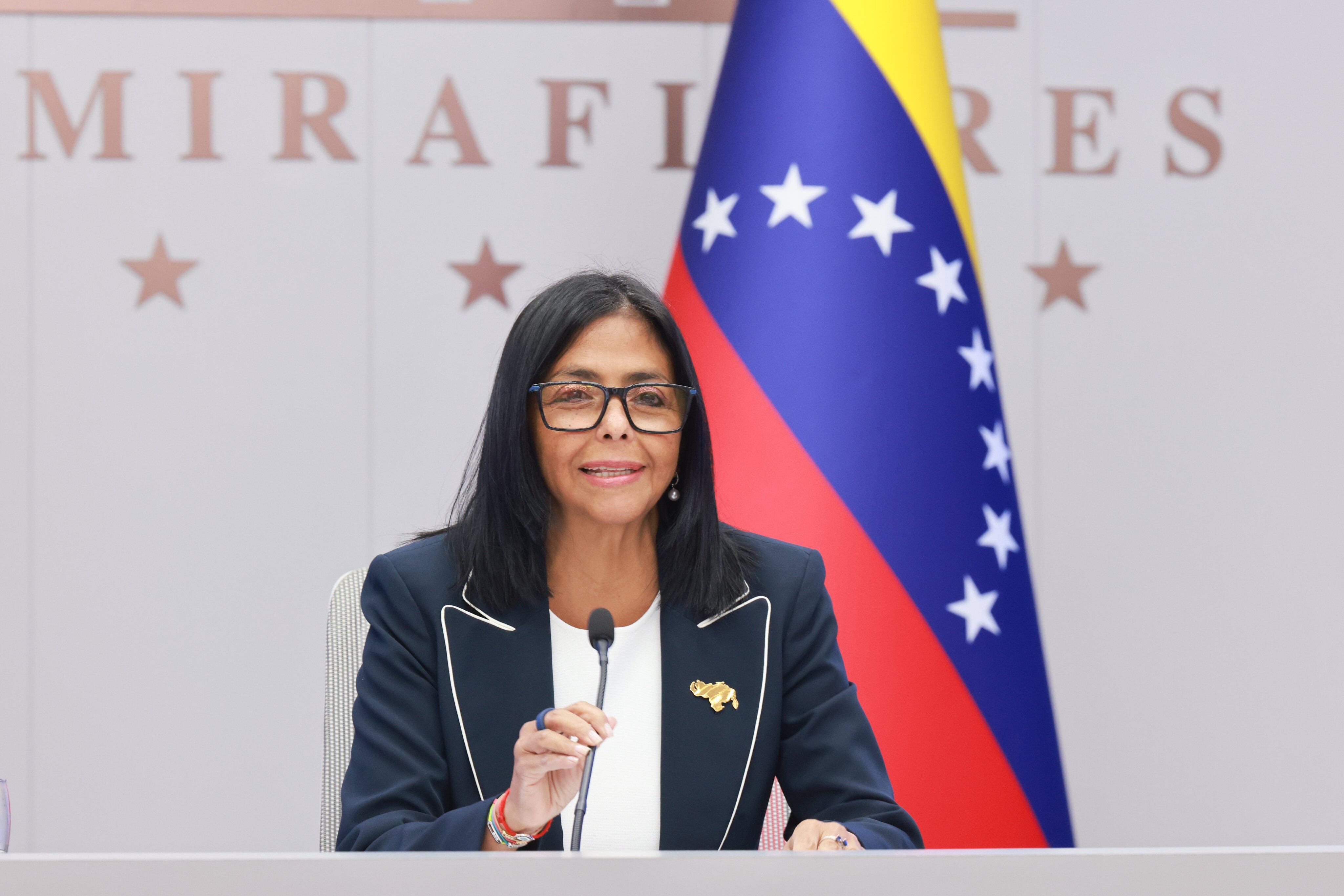 Delcy Rodríguez, presidenta encargada de Venezuela