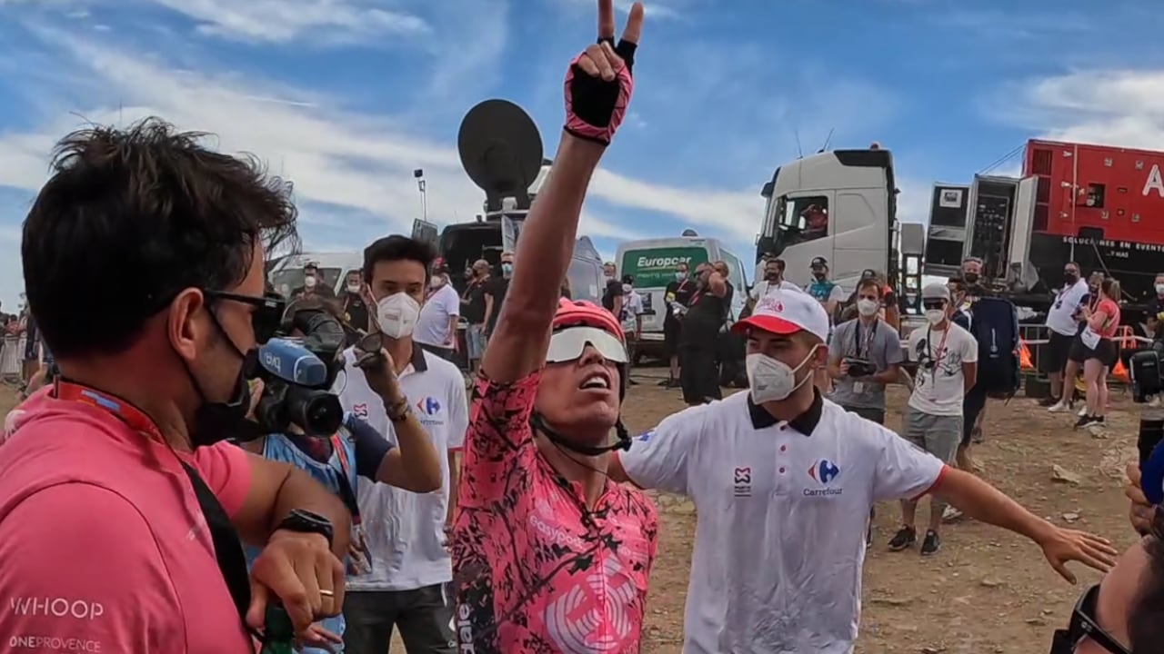 El colombiano se metió en el top 10 de la general.