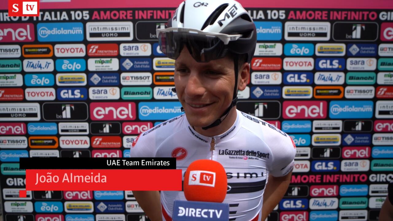 Joao Almeida atendió a 'SEMANA en la Ruta' antes del inicio de la etapa 15