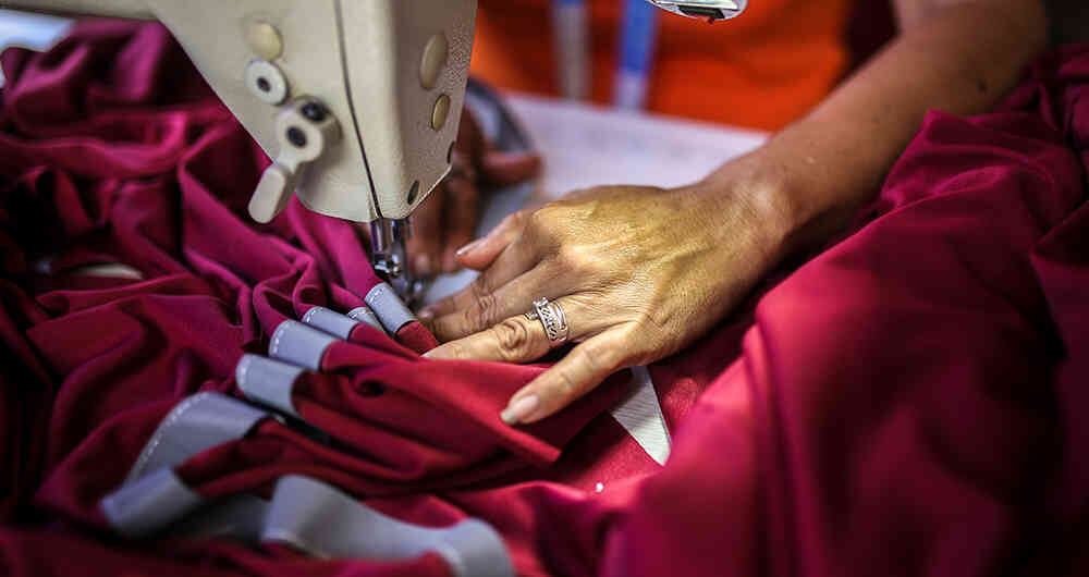 Colombiana tiene una fuerte industria de confección.