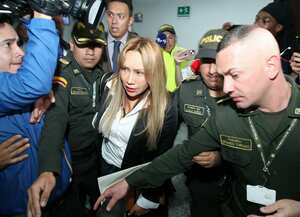 Sandra Ortiz, en los juzgados de paloquemao