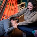 Claudia López. Alcaldesa de Bogotá, Ang'elica Lozano
Bogotá Abril15 de 2020.
Foto: Juan Carlos Sierra-Revista Semana.