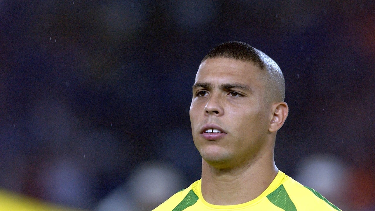 Ronaldo durante la final del Mundial 2022 entre Brasil y Alemania.