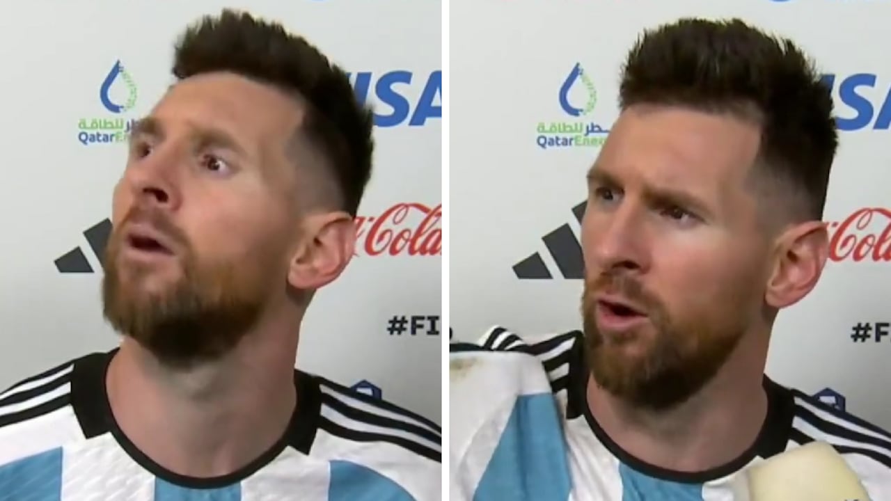 Las palabras de Lionel Messi se han vuelto canción de cuarteto en Argentina.