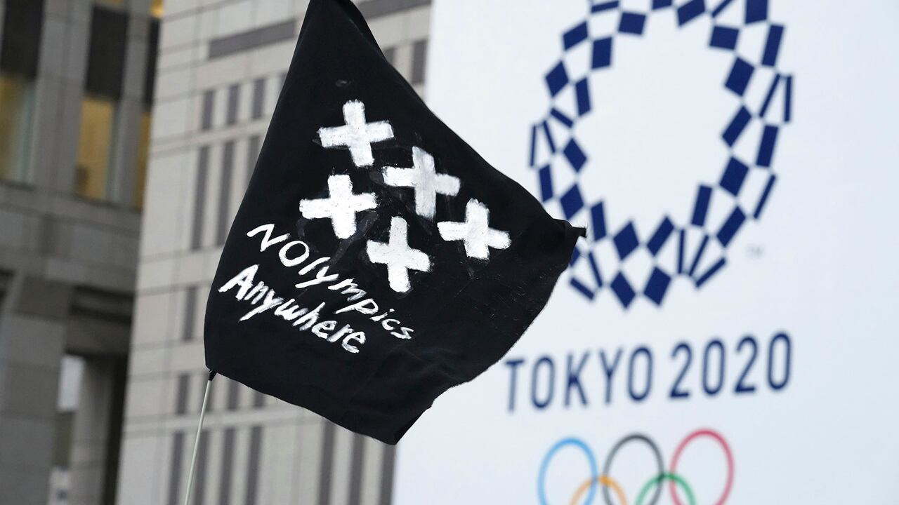 Protestas en contra de los juegos olímpicos en Japón.