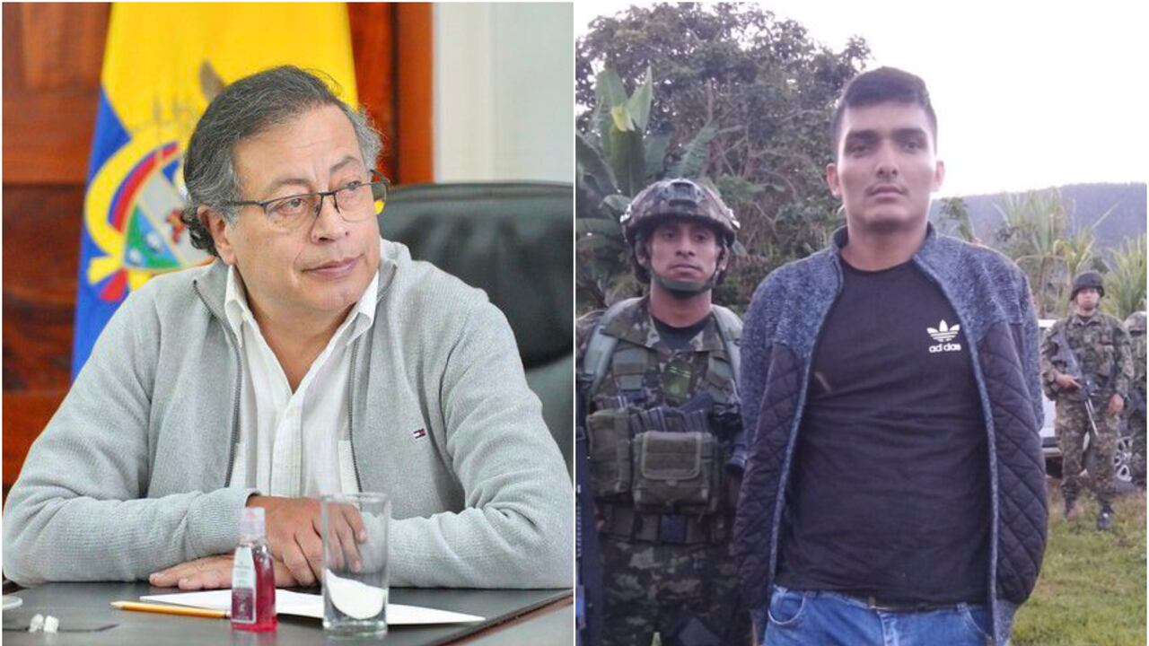 Gustavo Petro y alias Fabián.