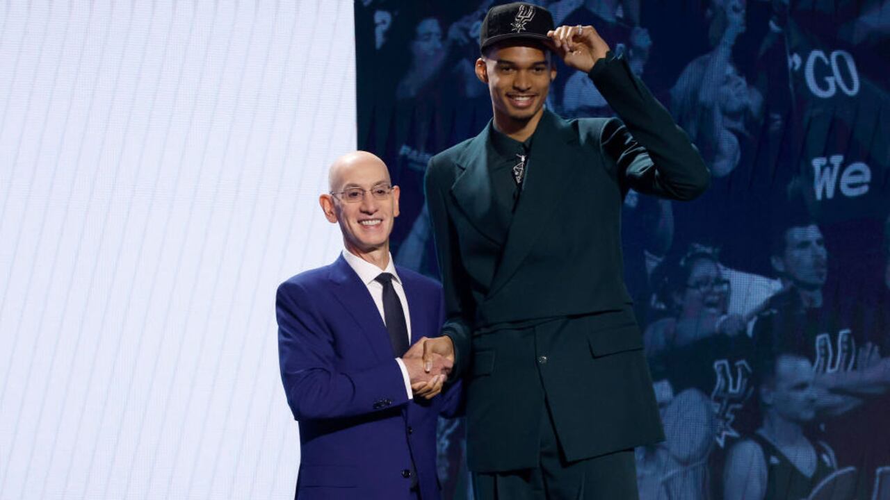 Victor Wembanyama fue el 'pick' número 1 del 'draft' de la NBA 2023.