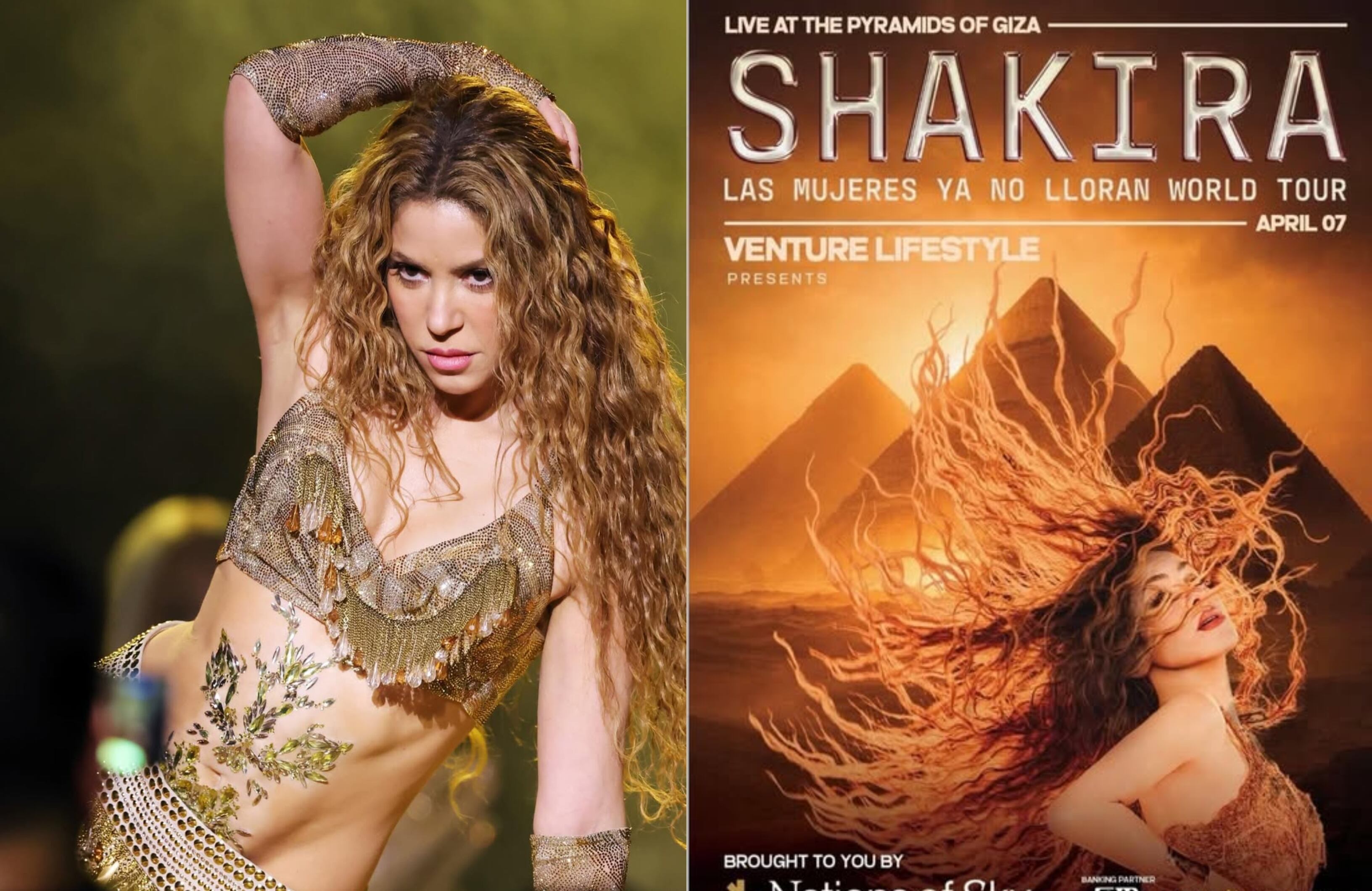 Shakira, imparable: la millonaria cifra que la convierte en la reina absoluta de los escenarios y su histórico regreso a Egipto